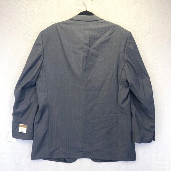 NEW Luca Rossi Italia Super 150's Blazer Suit Jacket Mens 46L Gray 3-button NWT - Picture 2 of 15